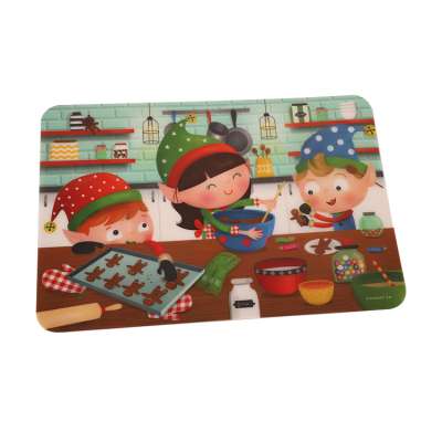 Wholesale Custom Full Color Washable Waterproof Reusable Table Plastic Eco Friendly PP Placemats